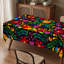 Nappe rétro exotique 180x180cm