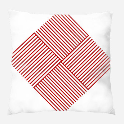 Coussin décoratif géométrique