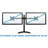 Mount-It Full Motion Adjustable Double Monitor Desk Stand | Fits 21 - 32 In. Computer Screens