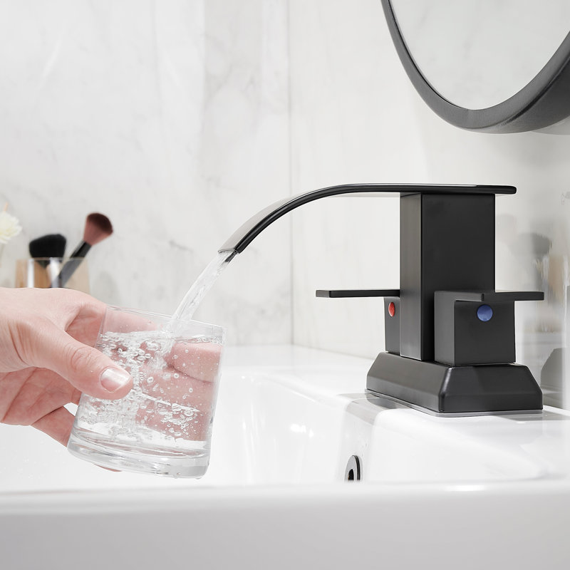 Centerest 2-Handle Bathroom Faucet with Drain Assembly