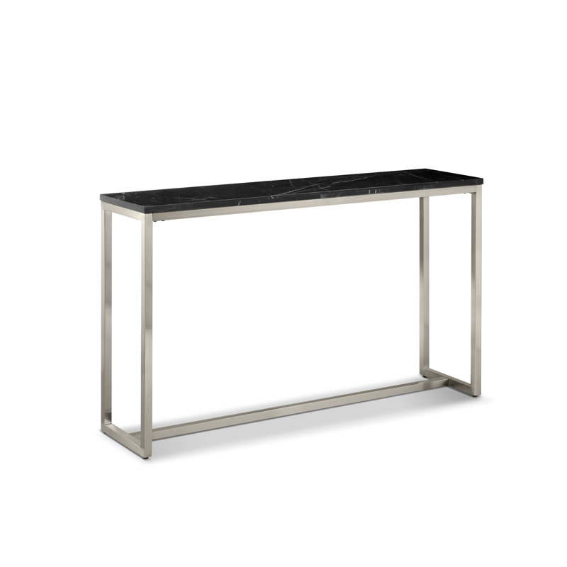 Rectangular Sofa Table, Beige/Black