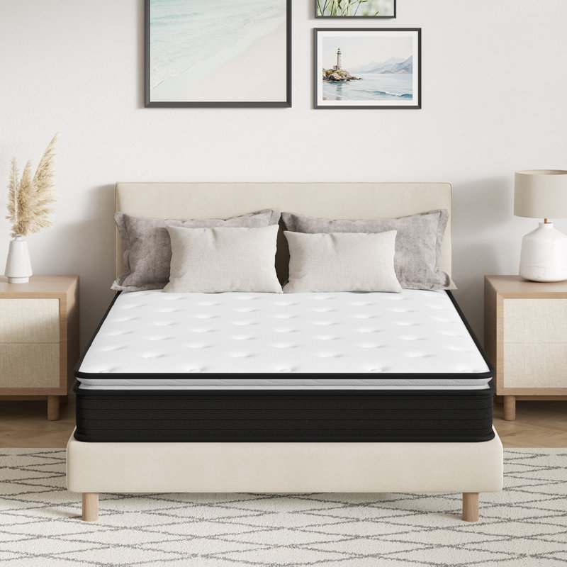Sleep by Wayfair™ 8"/10"/12" Plush Pillow Top Mattress, Full , 8"