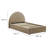 Resort Performance Velvet Arched Round Platform Bed-101181359-101181364