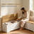 L-Shaped Storage Bench
