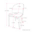 Chaise d'appoint Corrigan Studio® Nash avec pieds noirs-615497458
