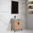 24 Inch Freestanding Bathroom Vanity with Sink – Solid Wood Cabinet, Soft-Close Doors & Adjustable Storage for Small Bathrooms-379108684