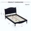 Structure de lit en bois avec tête de lit, lit plateforme rétro, tête de lit arquée traditionnelle et pied de lit, grand rangement sous le lit, aucun sommier tapissier requis, assemblage facile-208022450-208022448