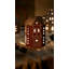 Gingerbread 6.7" Stoneware Tabletop Lantern