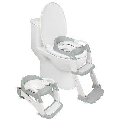 Harbour Housewares Adjustable 2-in-1 Potty Training Toilet Seat - White