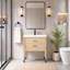 Ensemble de meuble-lavabo simple l 30 po avec plateau en céramique Deon-1655515904