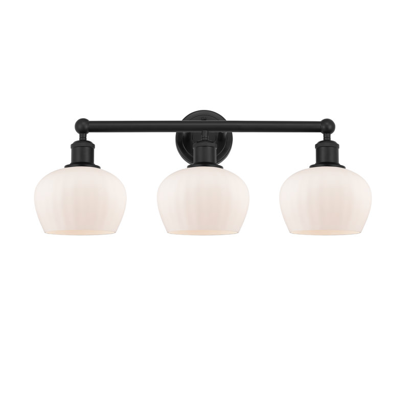 Noille 3 - Light Dimmable Vanity Light, Matte Black, Matte White