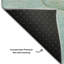 Tapis de couloir vert Premium 2 pi 3 po x 7 pi 6 po lavable à la machine Premium Cerrito AMF508-103832617