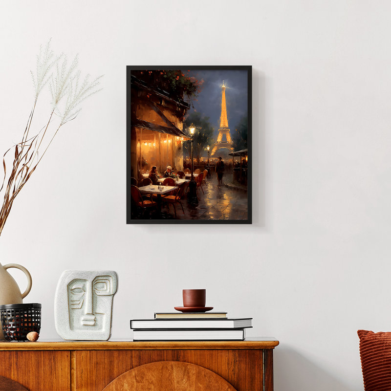 Paysages de la série Cccxxxi - Impression encadrée de qualité supérieure - Prêt à être accroché - Aucun clou requis