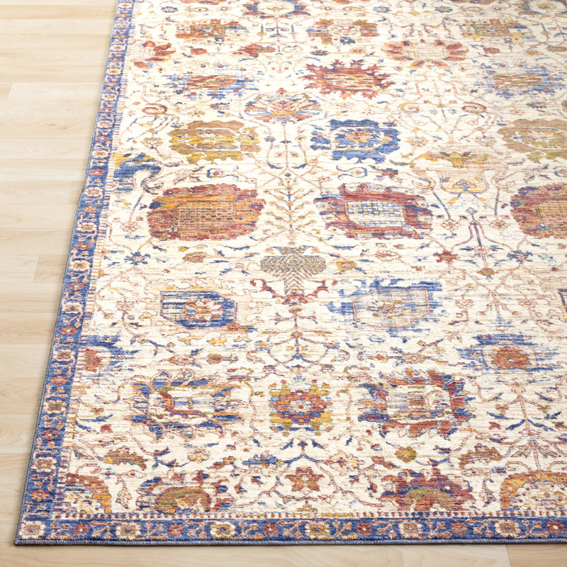 Richmond West Floral Indoor Rug, Rectangle 9'6" x 13'6"