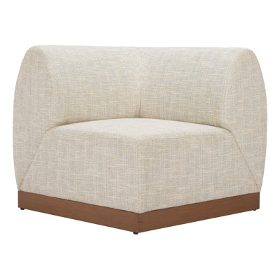Chaise d'angle Christy beige