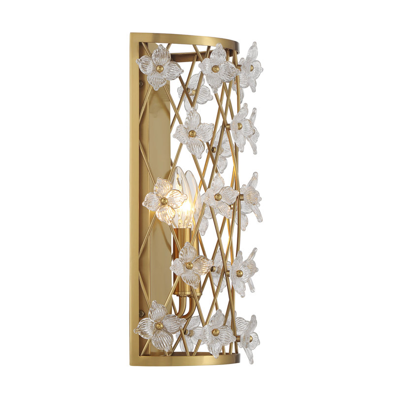 Bailey 2-Light Wall Sconce in Warm Brass