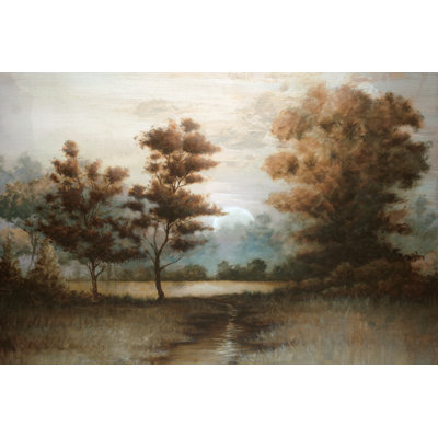 Blue Moon - Wrapped Canvas Art Prints