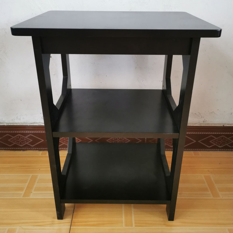 Ahad End Table, Black