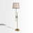 Koben Wicker Drum Shade Floor Lamp