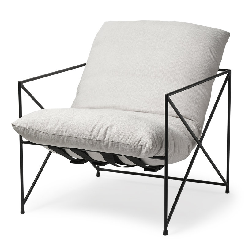 Fauteuil d'appoint Antanae, Crème
