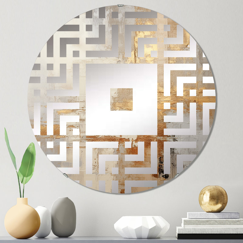 Waldfried - Miroir mural carré, 31,4 po x 31,4 po