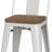 Rayne Solid Wood and Metal Industrial Stool with Curved Back, Cross-Brace, and Footrest-639852853-639797213-639852855