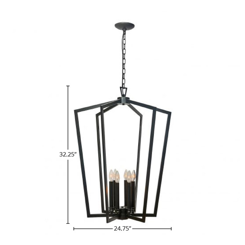 Lustre 6 lumières Coplin