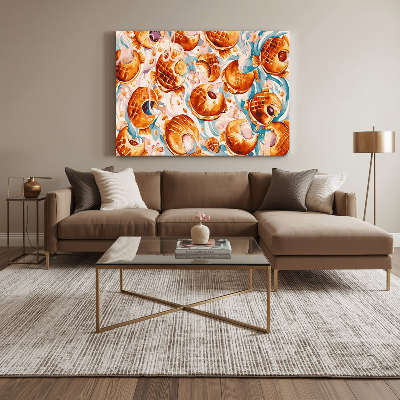 Art mural sur toile beige Desserts, H 11 po x l 14 po