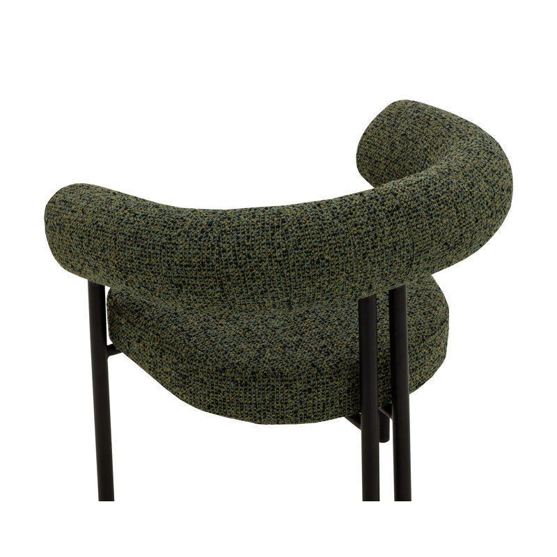 Oniva Upholstered Arm Chair, Black, Noah Meadow