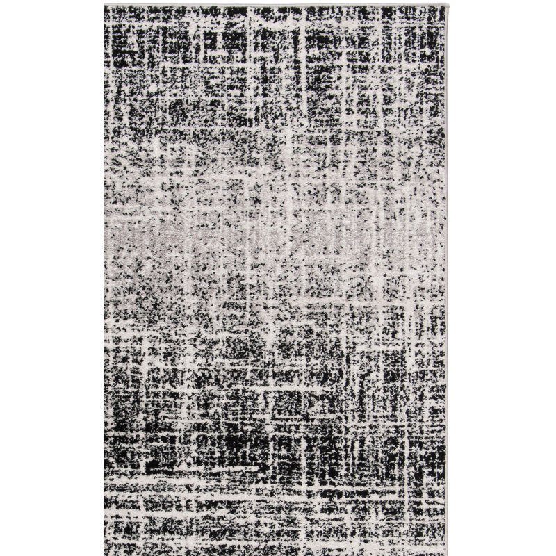 Riebe Black Area Rug, Runner 2'6" x 10'