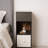 1-Drawer 2-shelf Modern Semi-open Nightstand