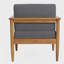 Fauteuil club en bois