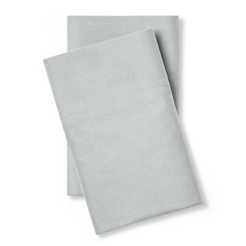 Paire de taies d'oreiller 100% coton Classic Cool & Crisp Classic, Taie d'oreiller pour taille de lit très grand cal