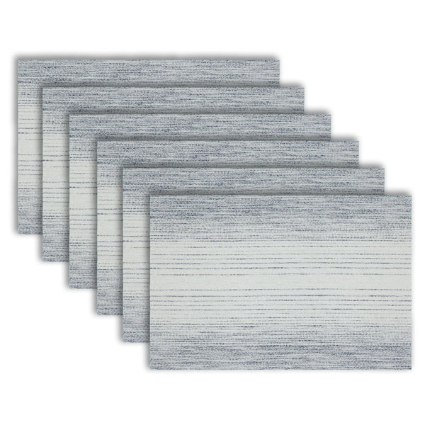 Gracie Oaks Nicoleann Vinyl Ombre Rectangle Placemat | Wayfair