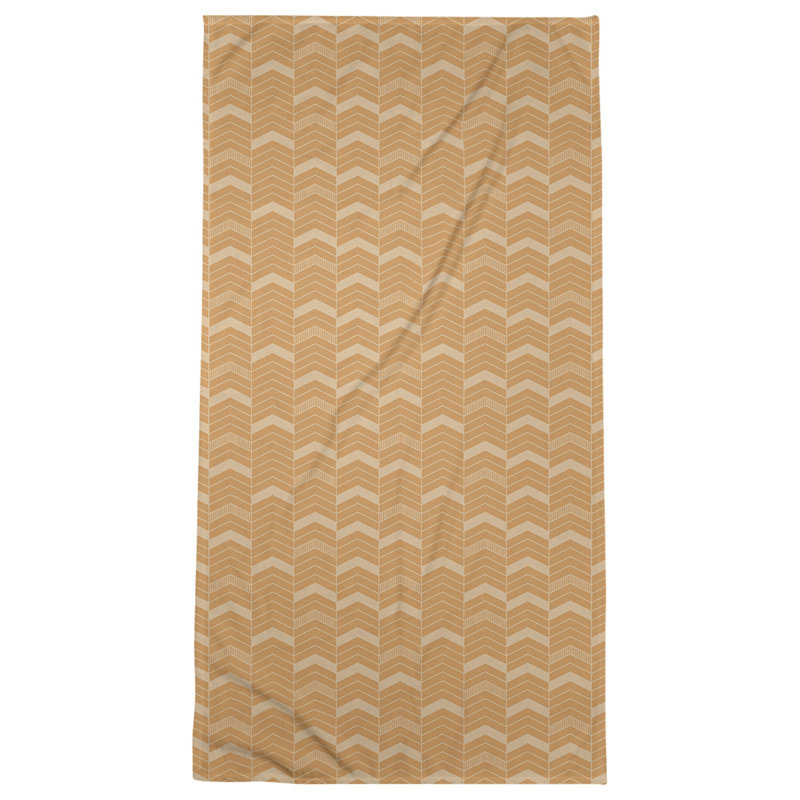 Stephenie Beach Towel, Orange/Light Orange