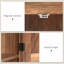 Armoire de cuisine, armoire avec tablettes réglables
