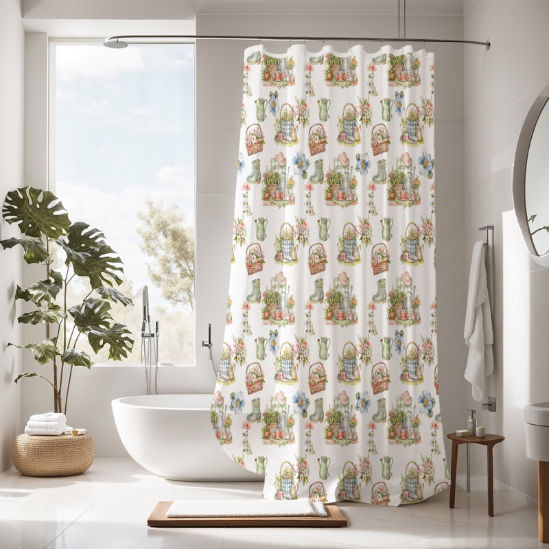 Shower Curtain, 72" H x 70" W