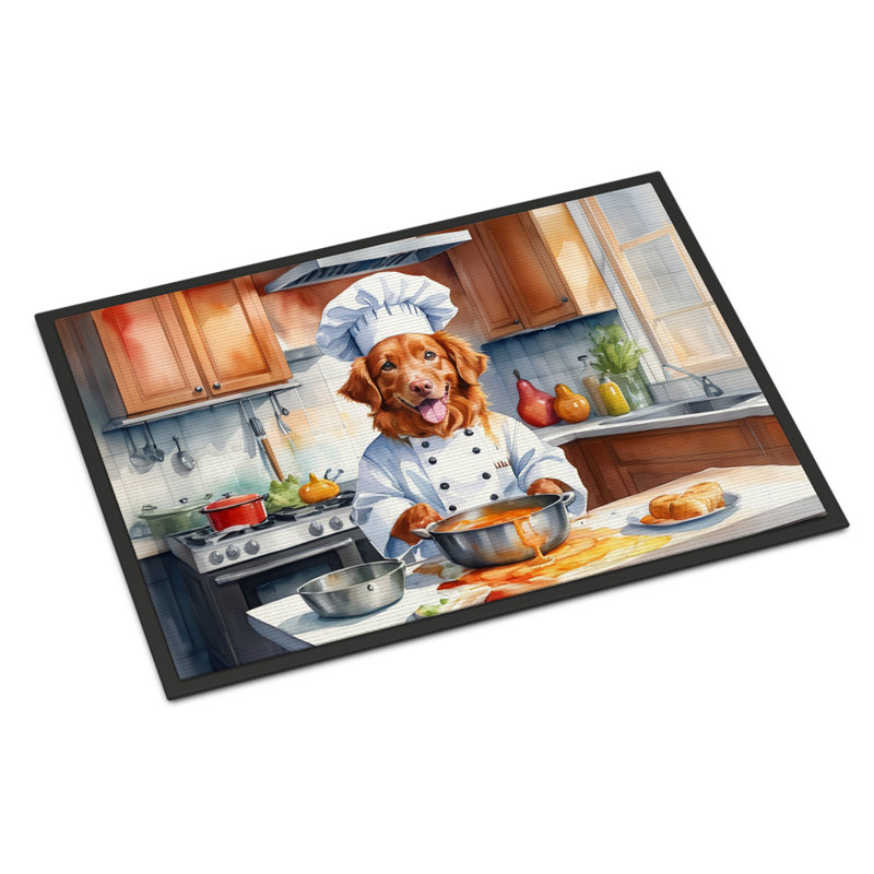 Dorina Non-Slip Indoor Only, Outdoor Doormat, 24" W x 36" L