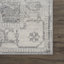 Tapis traditionnel gris clair, gris foncé et beige Eckelman-1978515628