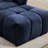 Chenille Upholstered 2-Seater Sectional Sofa With Ottoman-1342498984