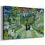 Village Street and Steps in Auvers with Two Chiffres-Vincent van Gogh-Toile tendue avec châssis-1890-2039220149