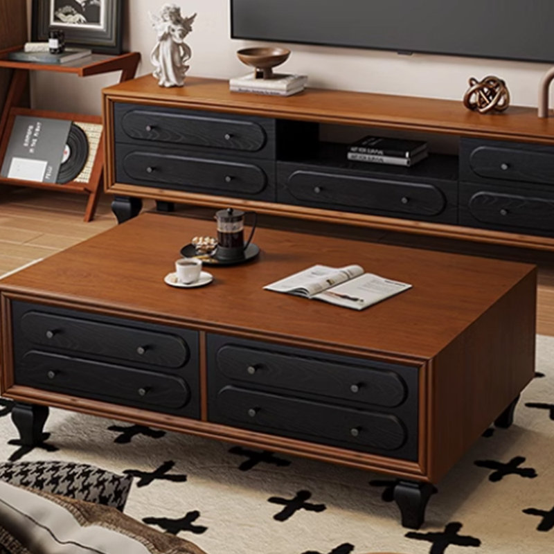Table basse Design Sens, Noir, noir, noir, noir