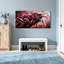 Animaux, rouge, noir, blanc, faucon, art abstrait-638065850