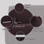 Housse pour causeuse à coussins carrés-317004207