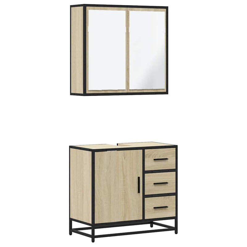Bathroom Furniture Suite, Sonoma Oak