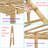Gerrita Solid Bamboo and Metal Platform Bed with Integrated Headboard-651781915-670962500
