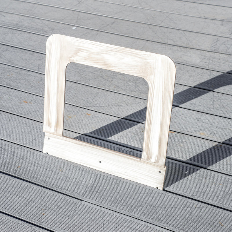 Dossier de canapé en aluminium avec coussin de coin (49 x 52 cm)