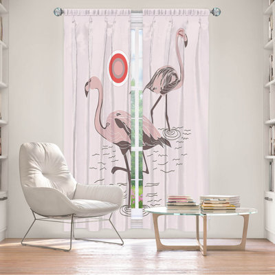 Paire de rideaux obscurcissant en polyester Denes