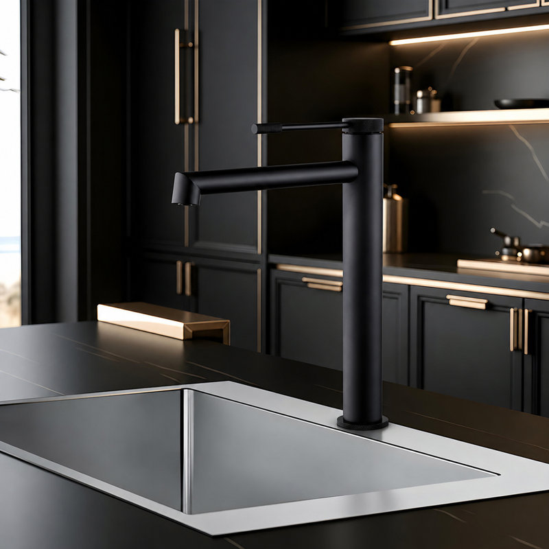 Single-Hole Single-Handle Bathroom Faucet