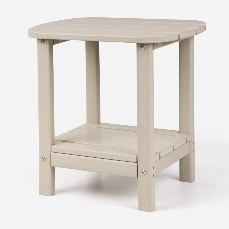 Deerfiled Rectangular 35.5cm L Outdoor Side Table, Sand